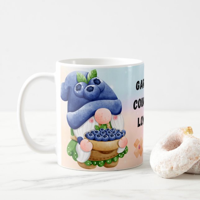 Garten-Genom für Gnom-Freunde, Kaffeetasse (Mit Donut)