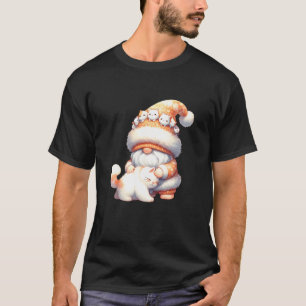 Garten-Gnom-Grafik für Katzenliebhaberinnen, die K T-Shirt