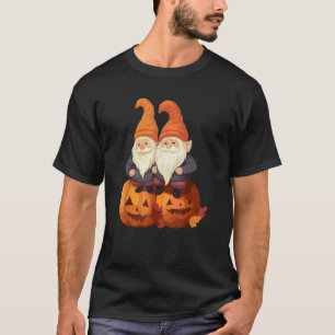 Garten-Gnom Halloween-Süßigkeiten-oder-Scherz-Grün T-Shirt