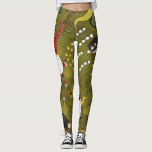 Garten Gnomes: Humorreiche Fauna. Leggings