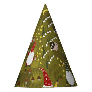 Garten Gnomes: Humorreiche Fauna. Partyhütchen