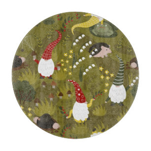 Garten Gnomes: Humorreiche Fauna. Schneidebrett