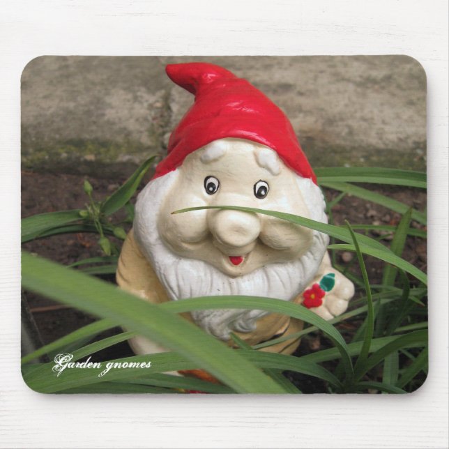 Garten Gnomes Mousepad (Vorne)