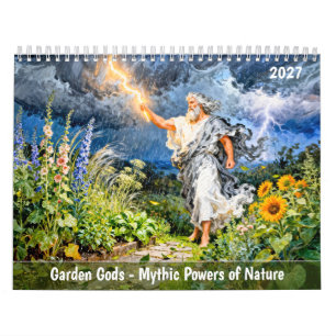 Garten Götter 2027 - Mythische Kräfte der Natur Kalender