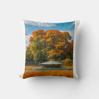 Garten Herbstlaub Naturfotografie. Kissen