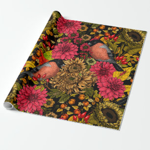 Garten im Herbst 2 Geschenkpapier