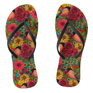 Garten im Herbst 3 Flip Flops