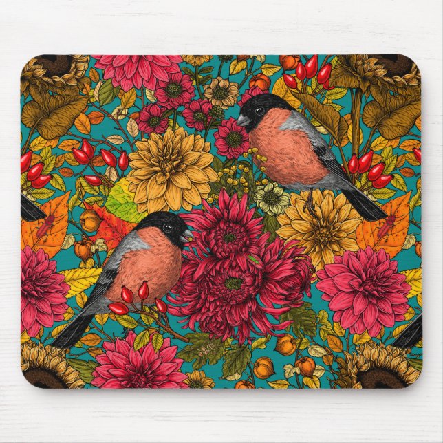 Garten im Herbst 3 Mousepad (Vorne)