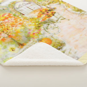 Garten im Herbst Sherpadecke