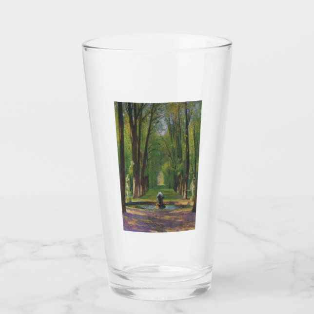 Gärten im Palast von Versailles (Frankreich) Glas (Vorderseite)