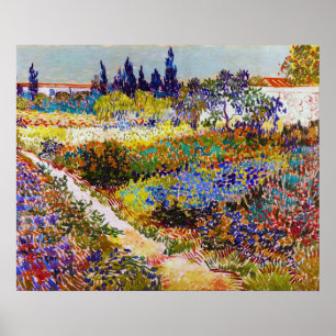 Garten in Arles, Van Gogh Poster