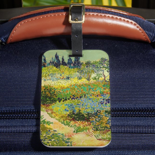 Garten in Arles | Vincent van Gogh Gepäckanhänger (Vorderseite Insitu 2)
