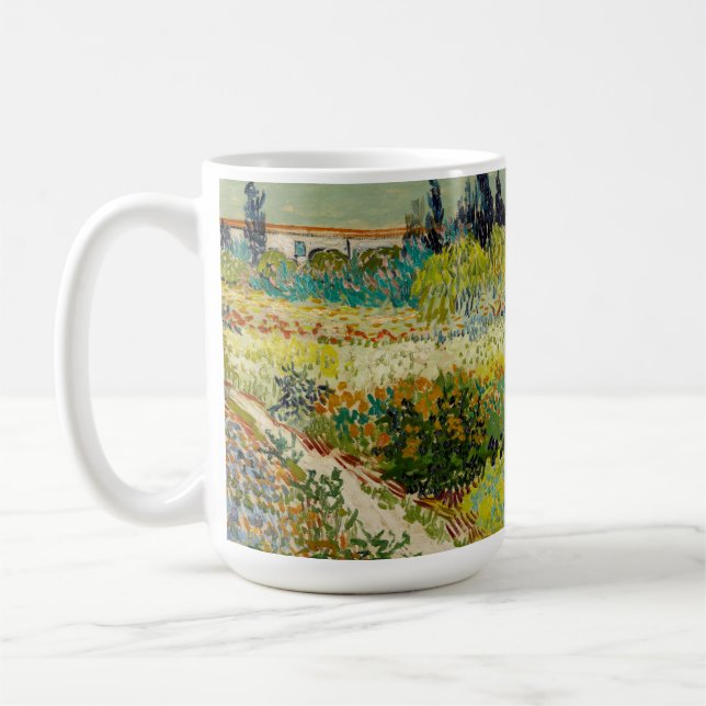 Garten in Arles | Vincent van Gogh Kaffeetasse (Links)
