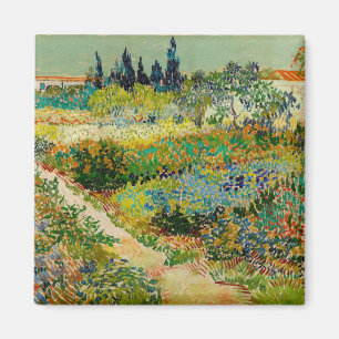 Garten in Arles   Vincent Van Gogh Magnet