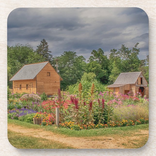 Garten in den Adirondacks Getränkeuntersetzer (Vorderseite)