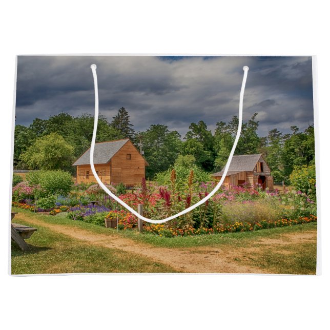 Garten in den Adirondacks Große Geschenktüte (Vorderseite)