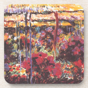 Garten in Giverny - Claude Monet - c1900 Getränkeuntersetzer