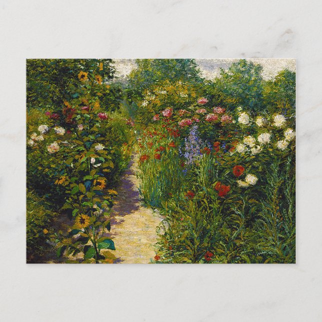 Garten in Giverny Postkarte (Vorderseite)