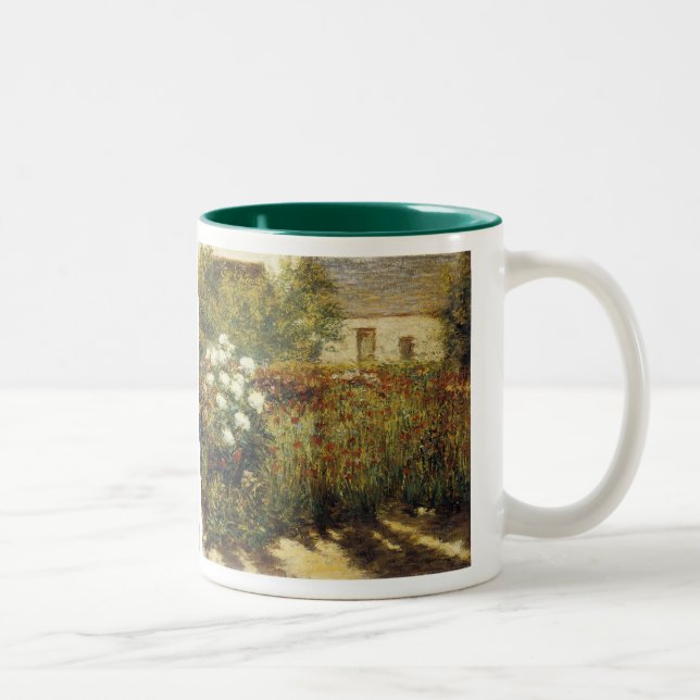 Garten in Giverny Zweifarbige Tasse (Rechts)
