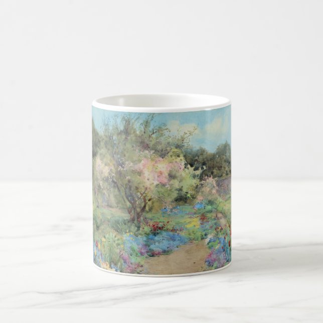 Garten in Kilmurry (von Mildred Anne Butler) Kaffeetasse (Mittel)