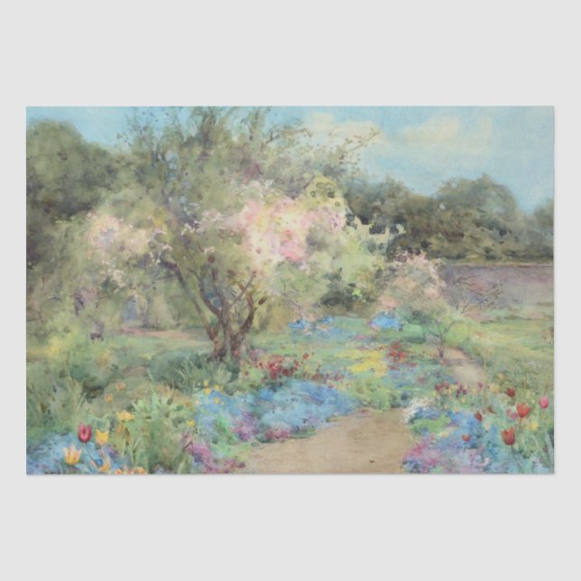 Garten in Kilmurry (von Mildred Anne Butler) Seidenpapier (Vorderseite)
