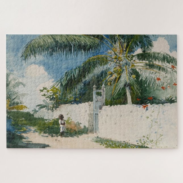 Garten in Nassau (Hauptstadt der Bahamas) (Horizontal)