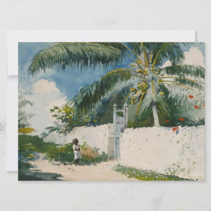 Garten in Nassau (Hauptstadt der Bahamas) Karte