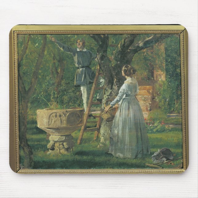 Garten in Ringsted mit alten Baptismal Mousepad (Vorne)