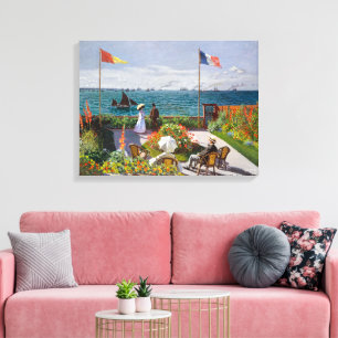 Garten in Sainte-Adresse   Claude Monet   Leinwanddruck