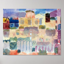 Garten in St. Germain : Paul Klee 1914 Poster