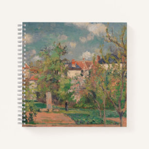 Garten in vollem Sonnenlicht, Camille PIssarro, 18 Notizbuch