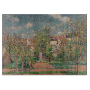 Garten in vollem Sonnenlicht, Camille PIssarro, 18 Schneidebrett