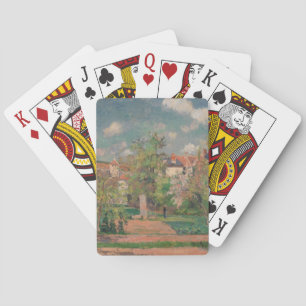 Garten in vollem Sonnenlicht, Camille PIssarro, 18 Spielkarten