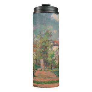 Garten in vollem Sonnenlicht, Camille PIssarro, 18 Thermosbecher