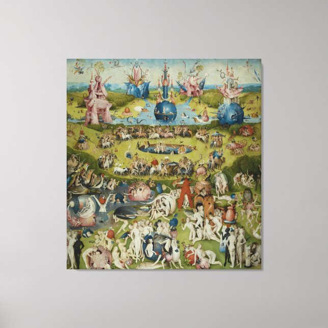 Garten irdischer Freuden, 1490-1500 Leinwanddruck (Vorderseite)