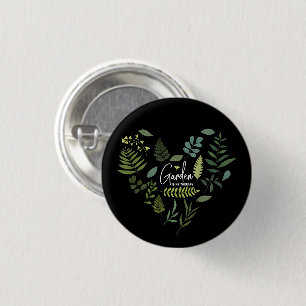 Garten ist meine Therapie - Blumengarten Pflanze L Button