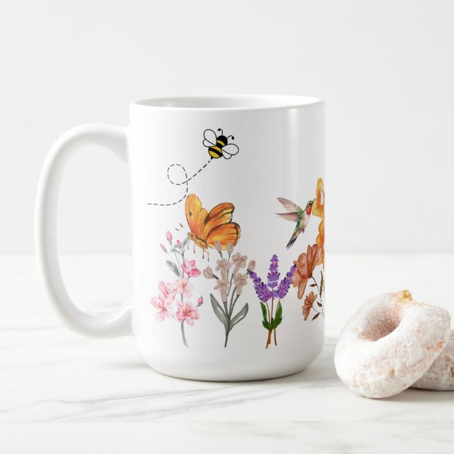 Garten 😁 Kaffee Tasse 15oz (Mit Donut)