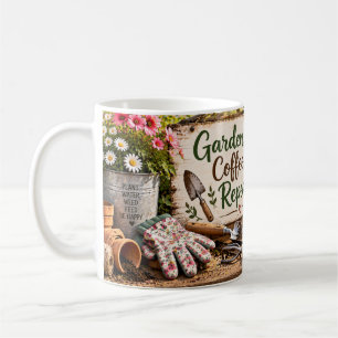 Garten-Kaffee-Wiederholung-Garten-Tasse Kaffeetasse