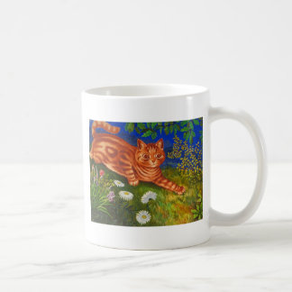 Garten-Katzen-Grafik durch Louis Wain Kaffeetasse