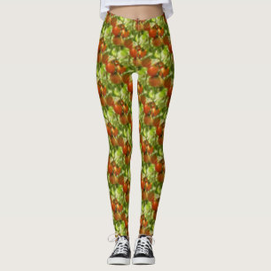 Garten-Kirschtomate-Natur-Muster Leggings