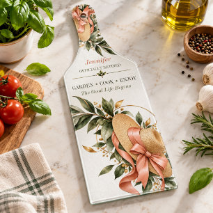 Garten Koch Genießen Ruhestand Küche Geschenk für Schneidebrett