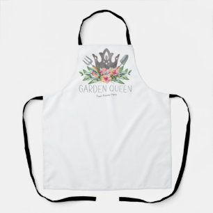 Garten Königin Boho Aquarell Gärtnerin Schürze