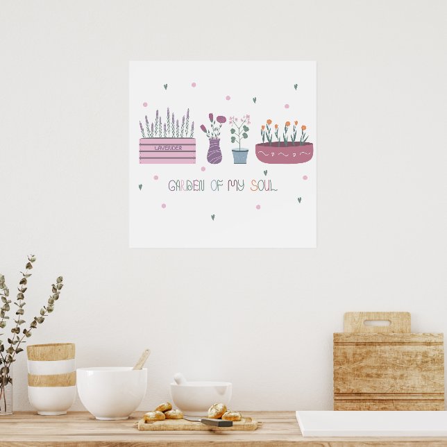 Garten meines Soul-Posters Poster (Küche)