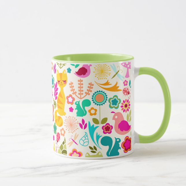 Garten-Miezekatze Tasse (Rechts)