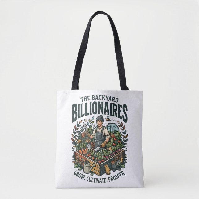 Garten-Millionäre Tasche (Vorderseite)