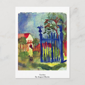 Garten mit August Macke Postkarte