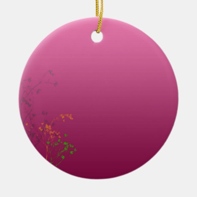 Garten mit Retro-Blume Keramikornament (Vorne)
