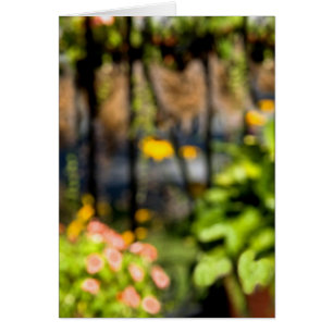 Garten mit Schmiedeeisen