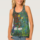 Garten mit Sonnenblumen | Gustav Klimt | FOTO Tanktop<br><div class="desc">Der Bauerngarten mit Sonnenblumen ist ein Gemälde von Gustav Klimt aus dem Jahr 1907.</div>