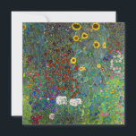 Garten mit Sonnenblumen | Gustav Klimt | Karte<br><div class="desc">Der Bauerngarten mit Sonnenblumen ist ein Gemälde von Gustav Klimt aus dem Jahr 1907.</div>